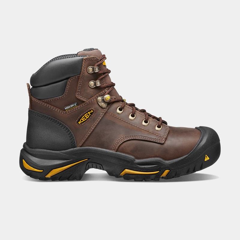 Keen Mt Vernon 6" Steel Toe Mens Work Boots Brown Wholesale (1570-SOCRV)